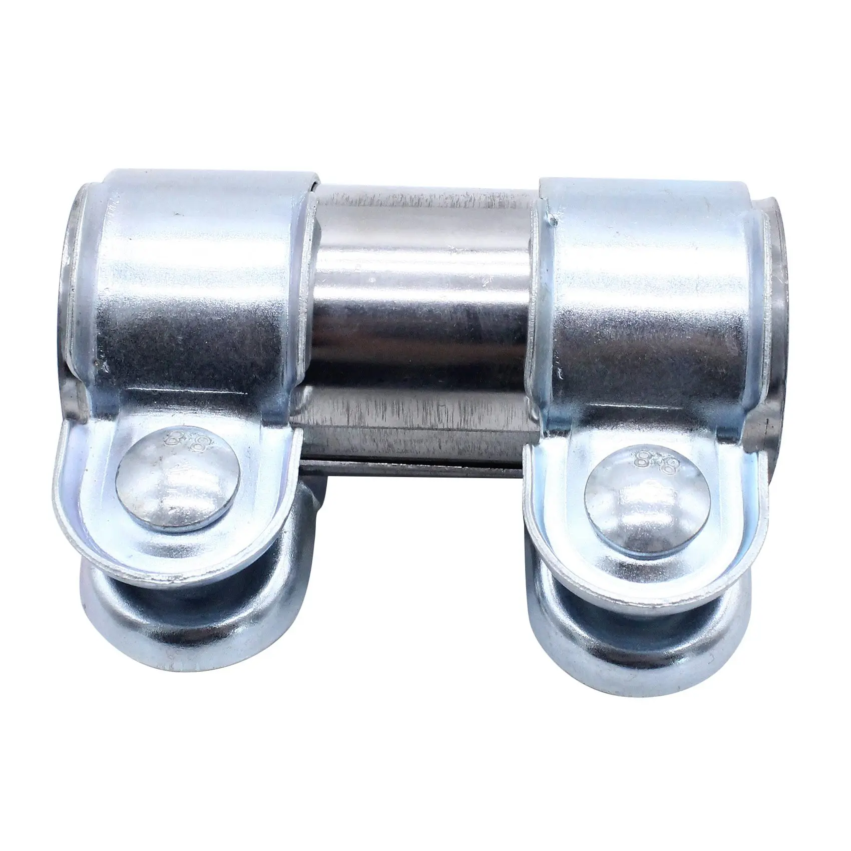 

35mm x 95mm Pipe Connector Double Clamp Exhaust System FA1 Pipe Connector for Exhaust System Car Tools Car Modification -L94A