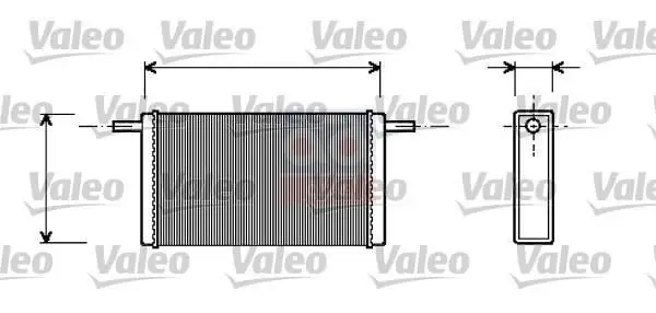 Store code: 812245 heater radiator for VW LT air conditioning BINEK (imported)