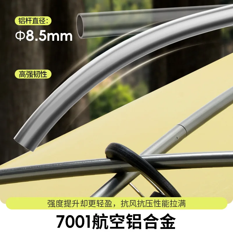 Outdoor tent outdoor mountaineering overnight rainproof -light professional camping single double aluminum pole tent