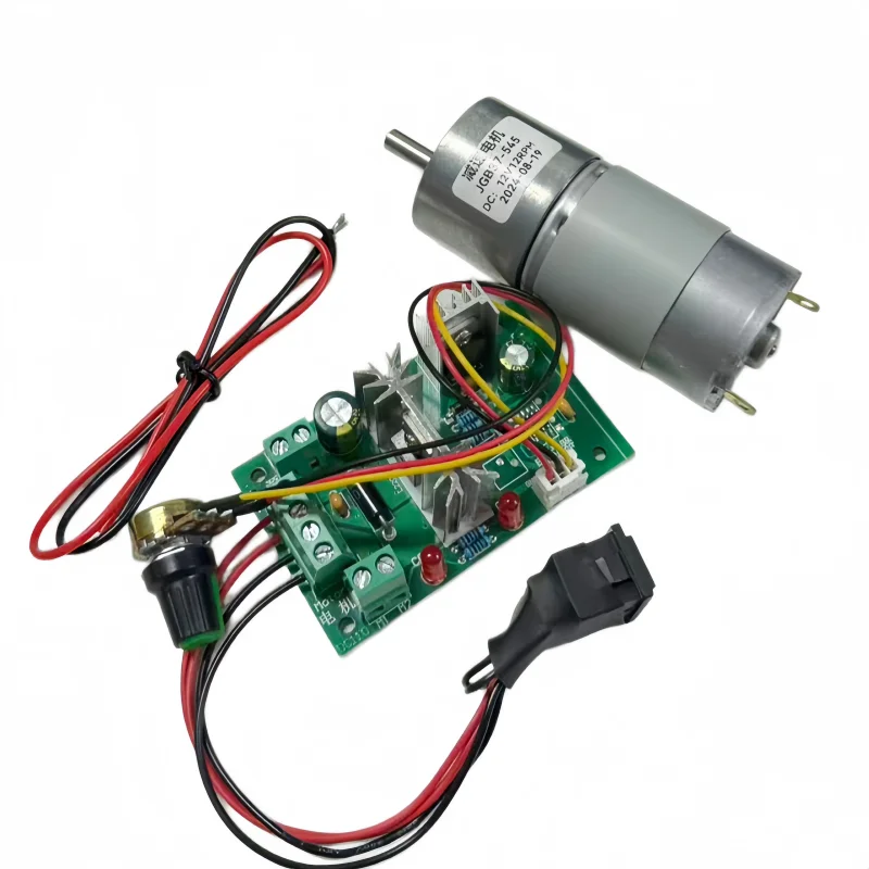 The DC gear reduction motor JGB37-545 can be operated in both forward and reverse directions with a controller.