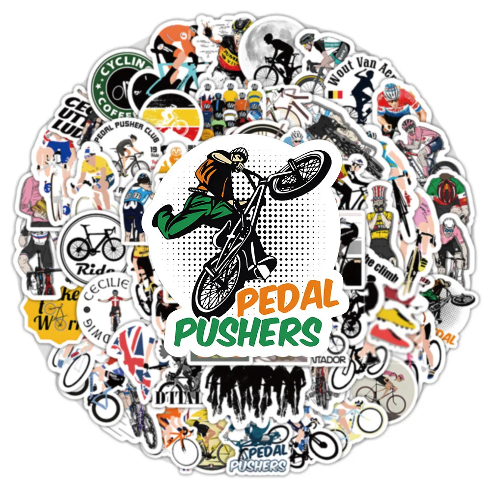 

10/30/50/100PCS Mountain Bike MTB Stickers Toys Waterproof DIY Graffiti Laptop Skateboard Car Vinyl Cool Sticker Decal Wholesale