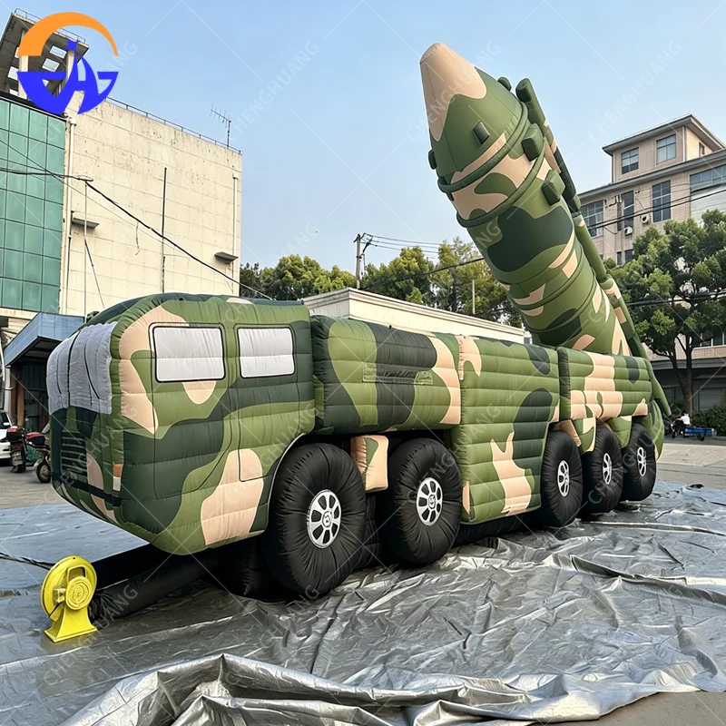 Inflatable fake target tank vehicle missile vehicle model outdoor performance decoration arrangement inflatable props
