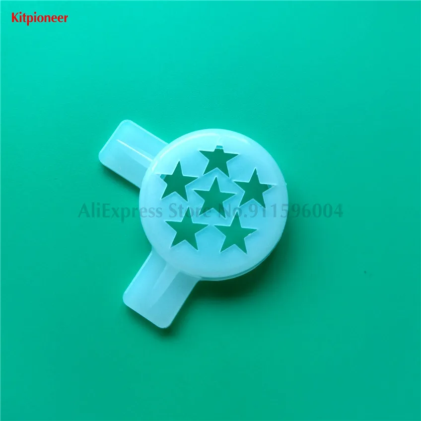 أغطية جديدة لآلة الآيس كريم 26 مللي متر قبعات النمذجة ذات القطر الداخلي لفوهة الآيس كريم تايلور أشكال خمس نجوم