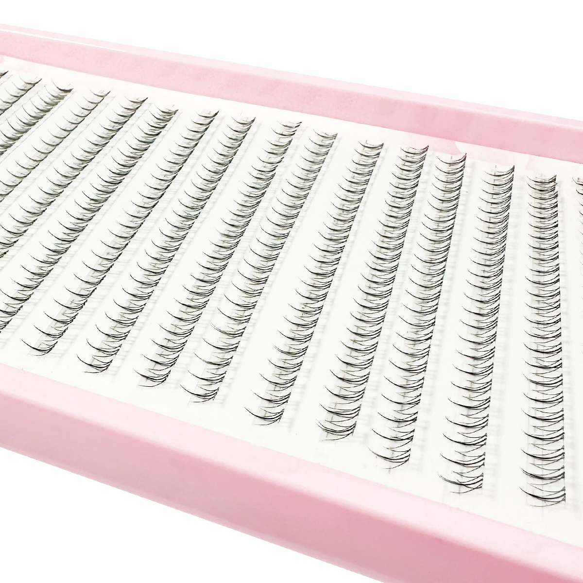 384 pz V Forma Nero Sotto Ciglia Comic Eye Ciglia Fondo Naturale Ciglia Morbide Manga Ciglia Mazzi Ciglia Cluster Coreano