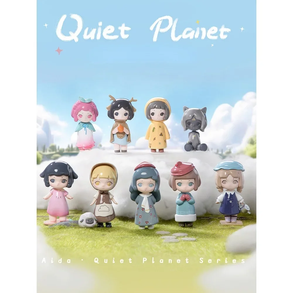 

Серия «Тихая планета» Aida, слепая коробка, девчачье сердце, милая ручная кукла, подарочный орнамент, содержит новой девушки, обещанные сезоны и форма животного