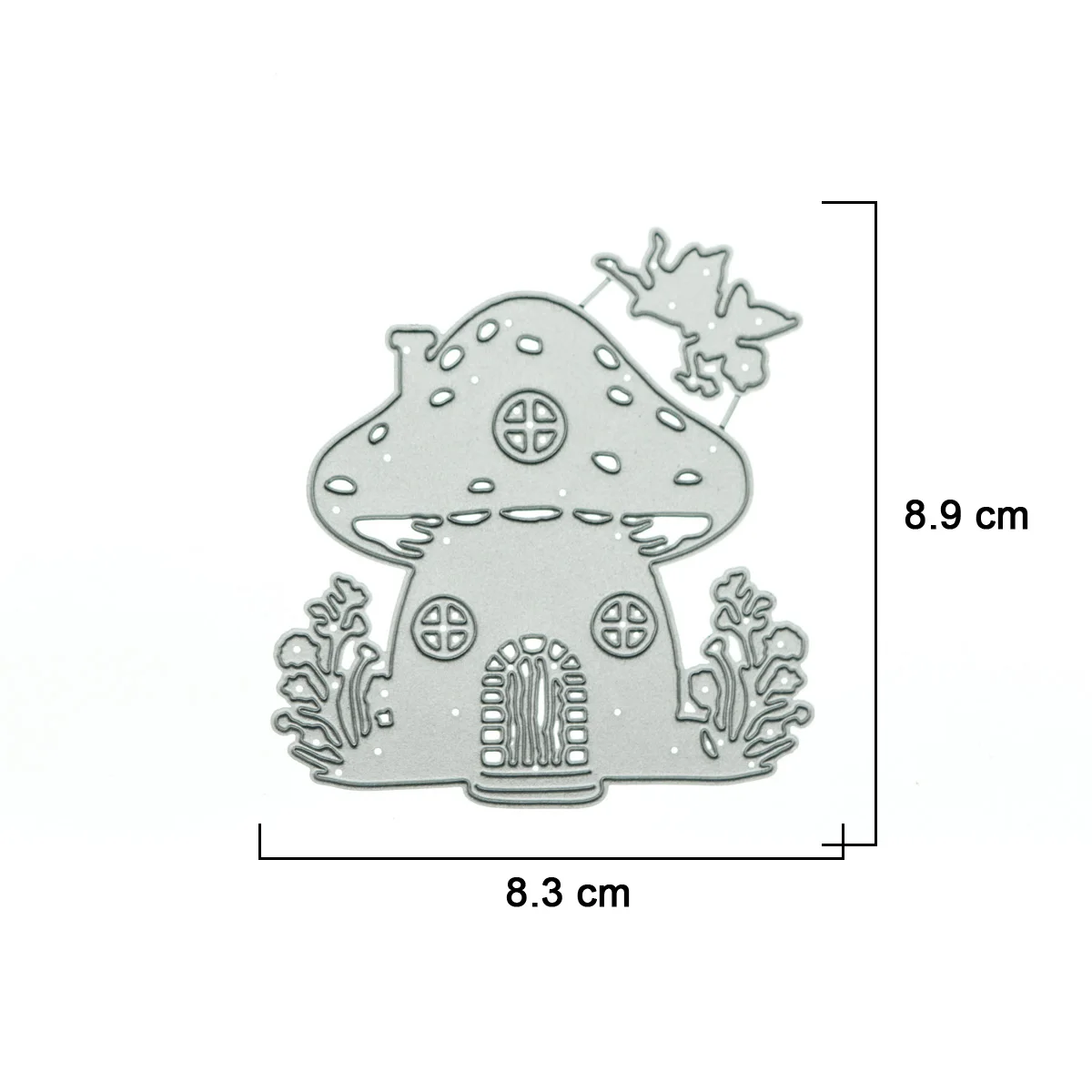 Metal Cutting Dies Mushroom House Pattern For Scrapbooking Fairy Tale Clipart Paper Punch Stencil DIY Greeting Cards Decorating