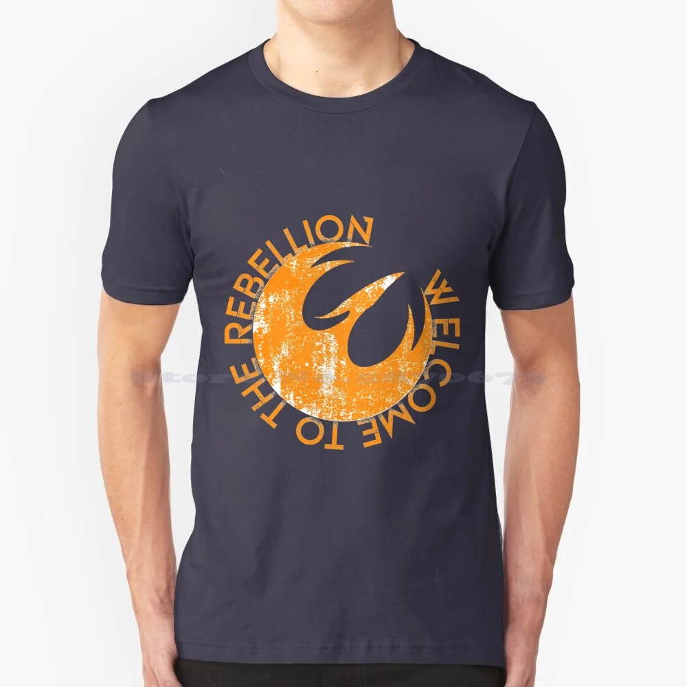 Welcome To The Rebellion T Shirt 100% Cotton Tee Rebel Logo Clone Wars Flame Rebel Alliance Rebellion Symbol Sabine