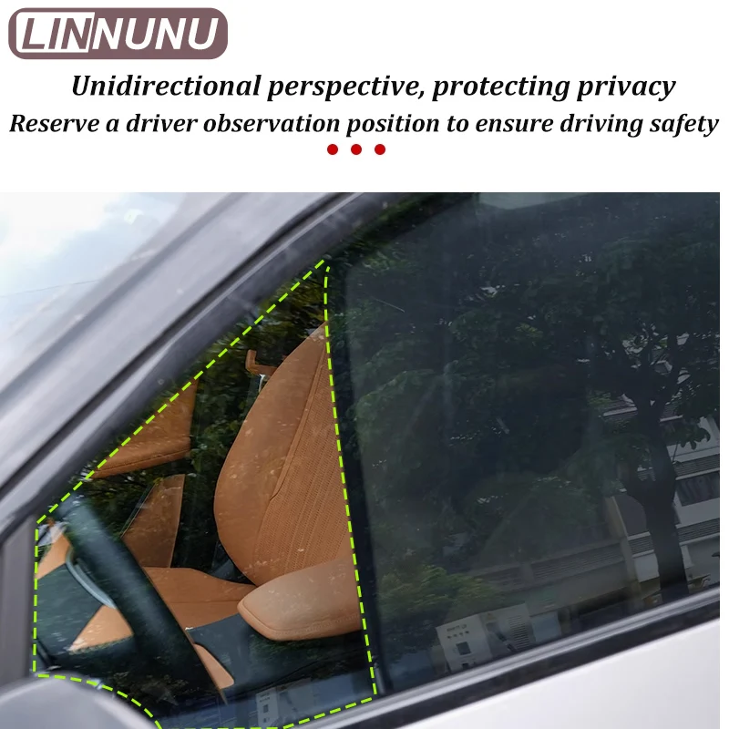 LINNUNU Car Sunshade Windshield Curtain Side Window Magnetic Mesh Summer Sun Shade UV Protection for GAC EMPOW 2017-2026 2025