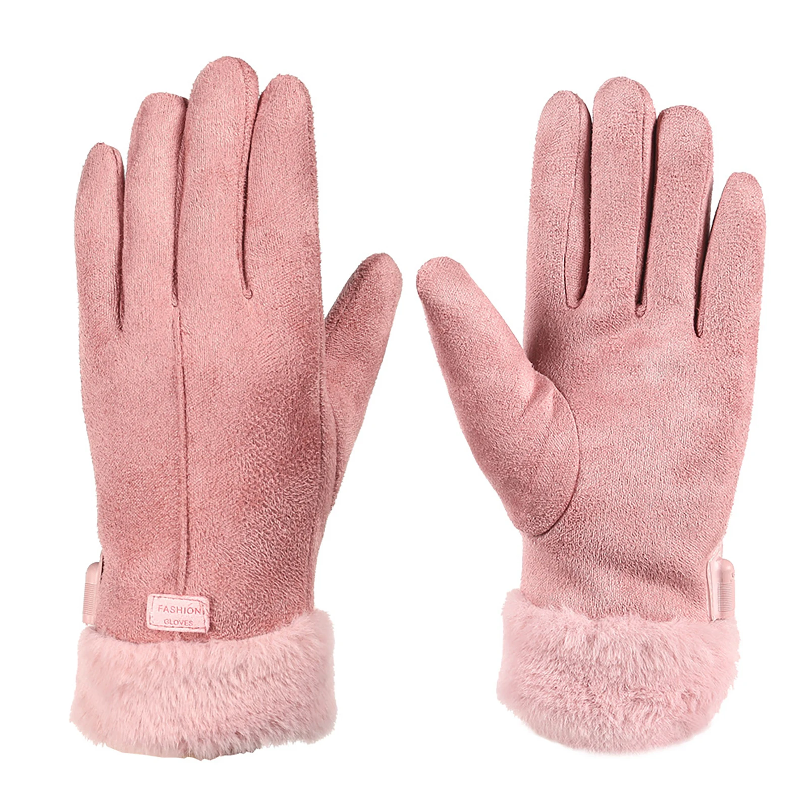 Guantes eléctricos calefactados para mujer, forro polar suave y calor de larga duración para escalada al aire libre, ciclismo