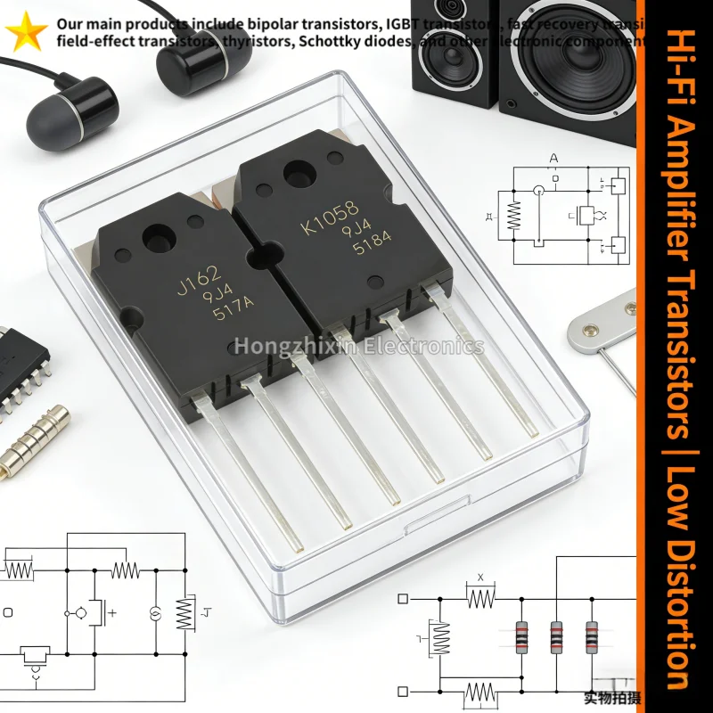 10 pz nuovo 100% qualità 2 sk1058 K1058 2 sj162 J162 TO-3P MOSFET