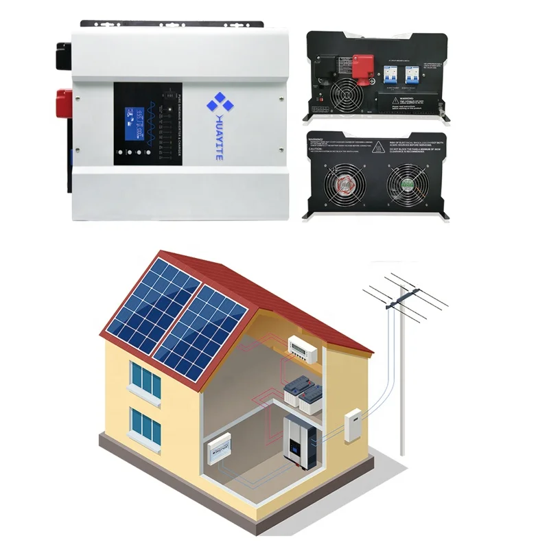 Inversor Solar híbrido fuera de la red, dispositivo con pantalla LCD, CA 110/120/230V, 3000W, 5000W, 6000W, monofásico, baja frecuencia, 2kW, 24V, 48V