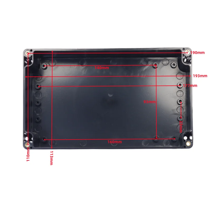 1 pz 200x120x75mm custodia in plastica custodia di alimentazione di sicurezza custodia per strumenti elettronici scatola impermeabile per cablaggio