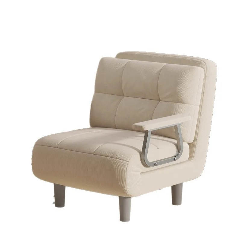 Folding sofa bed cross-border new cream wind small apartment living room balcony single double foldable sofa bed
