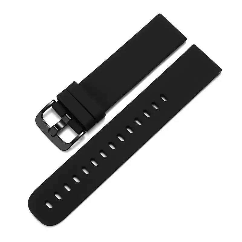 Universal Watch Straps 22mm 20mm Quick Release Silicone Band Soft Rubber Wristband for Huawei Samsung Xiaomi Amazfit Smartwatch image 6