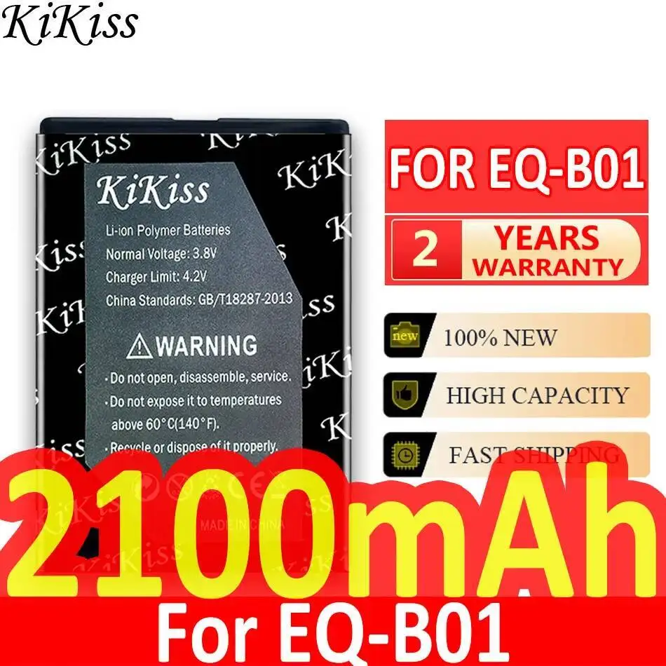 بطارية منتج غير معروف بقدرة 2100 مللي أمبير في الساعة مناسبة لـ EQ-BO1 تدوم طويلاً EQ-B01