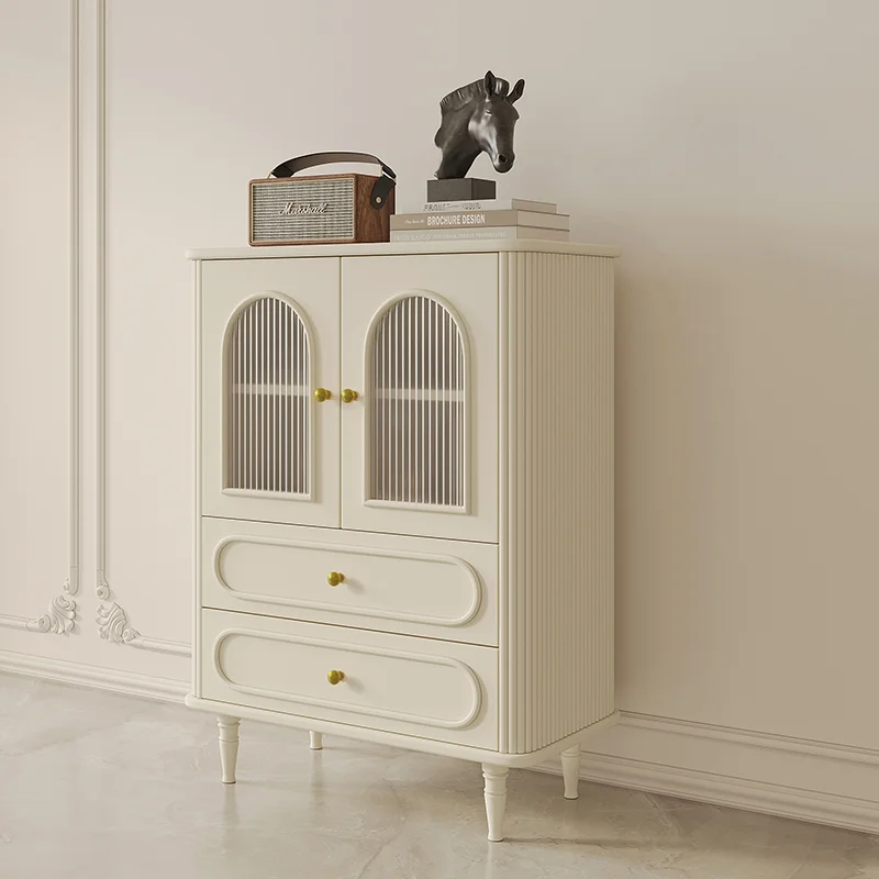 

Bucket cabinet Living room Home TV cabinet Side Solid wood tall bucket