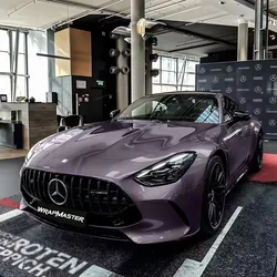 Wrapmaster Color Change PET Midsummer Purple Vehicle Wraps Car Vinyl Wrapping Film