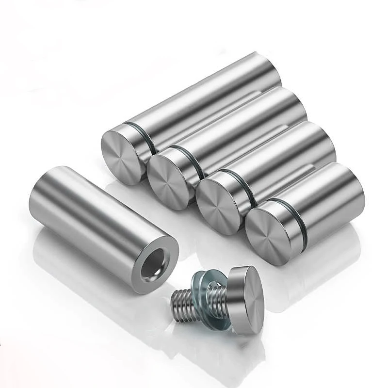 

4-20Pcs Advertising Nail Glass Fastener Diameter 25MM-40MM Stainless Steel Screw Advertising Bracket Nail Fixing Screw Hardware