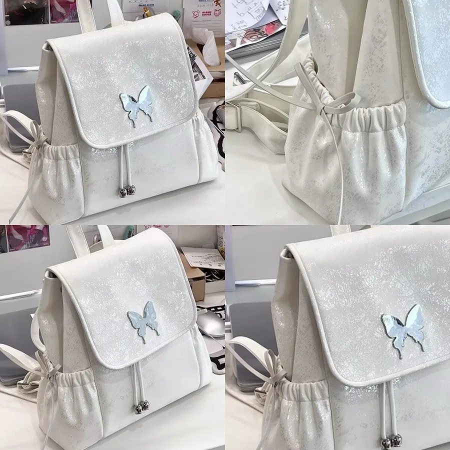 

【Новый стиль】Маленький милый рюкзак с бантом для женщин, новый студенческий рюкзак, универсальная портативная сумка на одно плечо для ежедневных поездок.