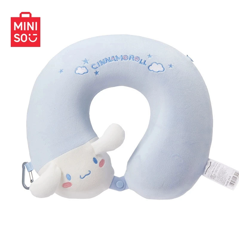 Miniso Anime Cartoon Sanliou Series Disney Series Cute Simple Memory Foam U-Shaped Pillow Travel Seat Neck Pillow