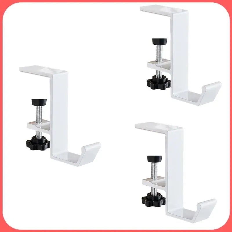 AA89-Adjustable Desk Edge Hook Storage Hanging Hook Holder For Home Office For Storing Gaming Headsets For Storing Backpacks