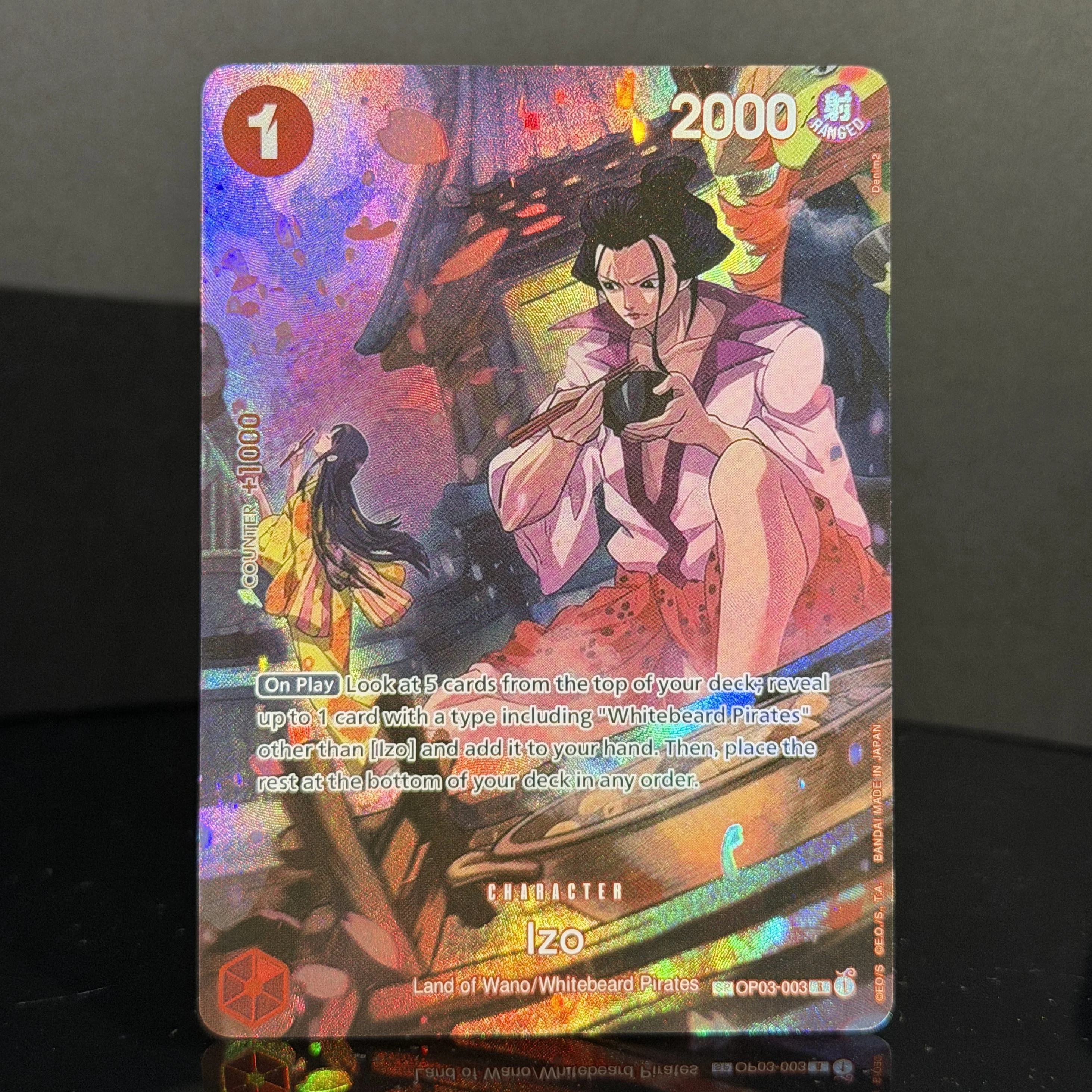 OPCG ONE PIECE OP02/03/04 SR SP Full-Card Holo Foil Authentic Manga Panels Themed Artwork Reproduction Top-Tie Proxy Collectible