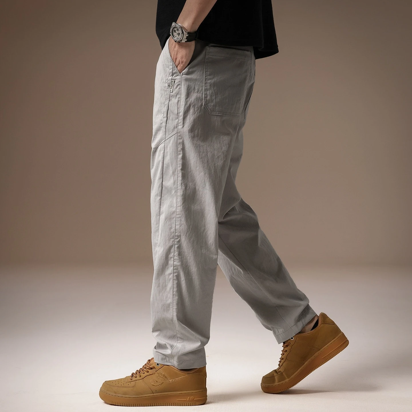 Мужские светло-серые брюки цве – обзор и цена Men'S Fashion Khaki Pants