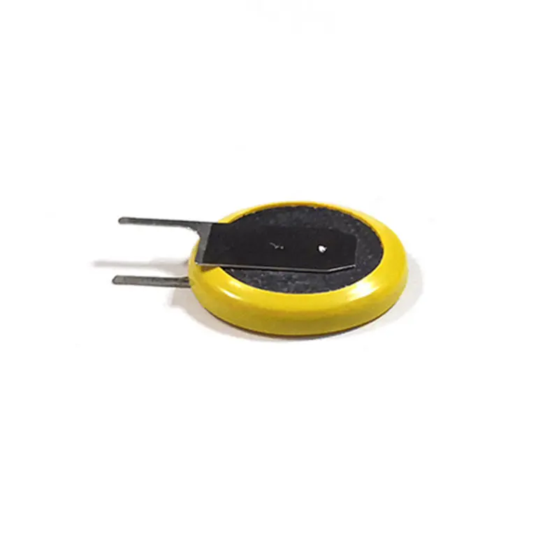 2pcs CR1220 3V 충전식 배터리 1220 리튬 이온 배터리 자동차 원격 제어 타이머 스마트 카드에 대 한 수직 용접 핀