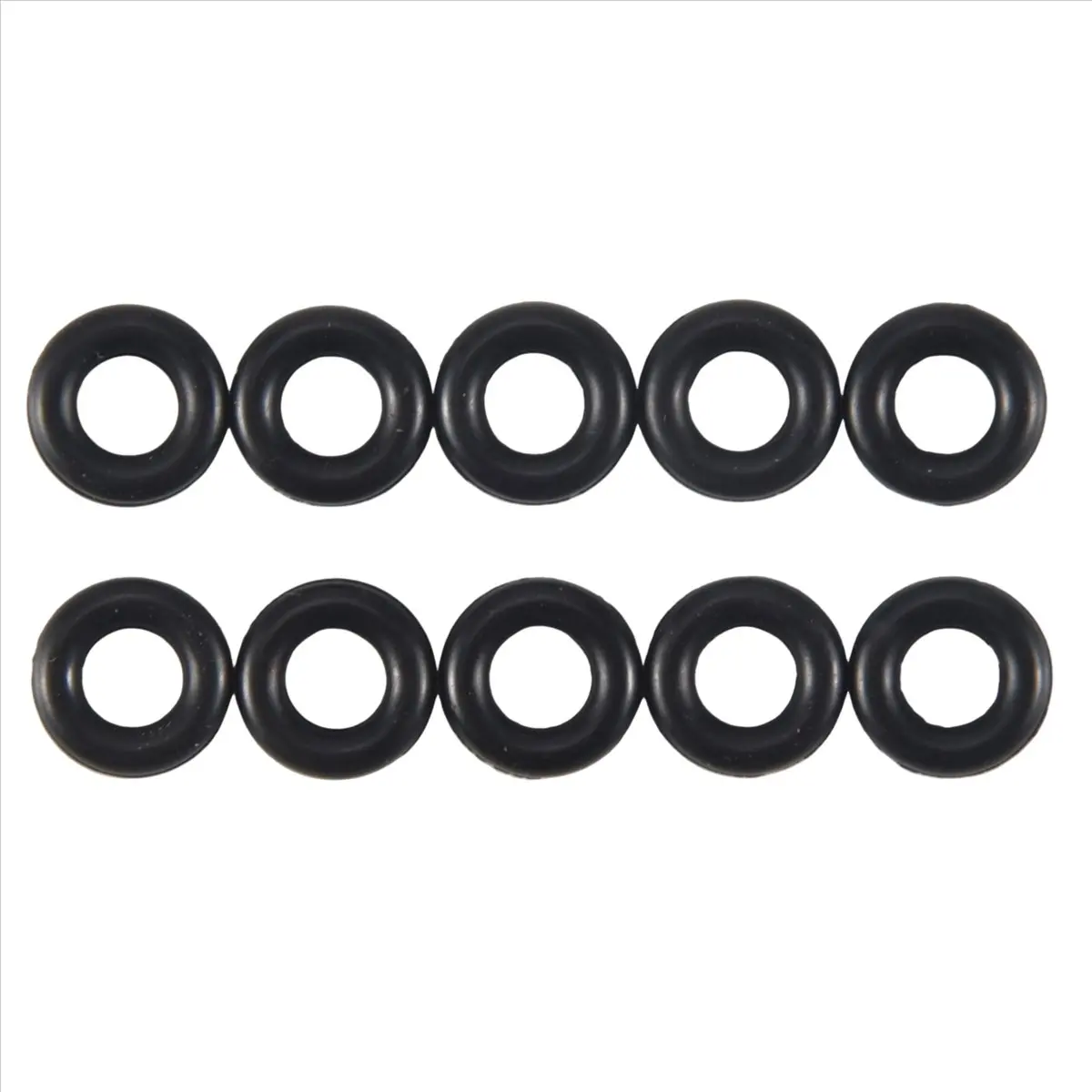 Final~~10 pcs Black Rubber Oil Seal O Shaped Rings Seal washers 8 x 4 x 2 mm