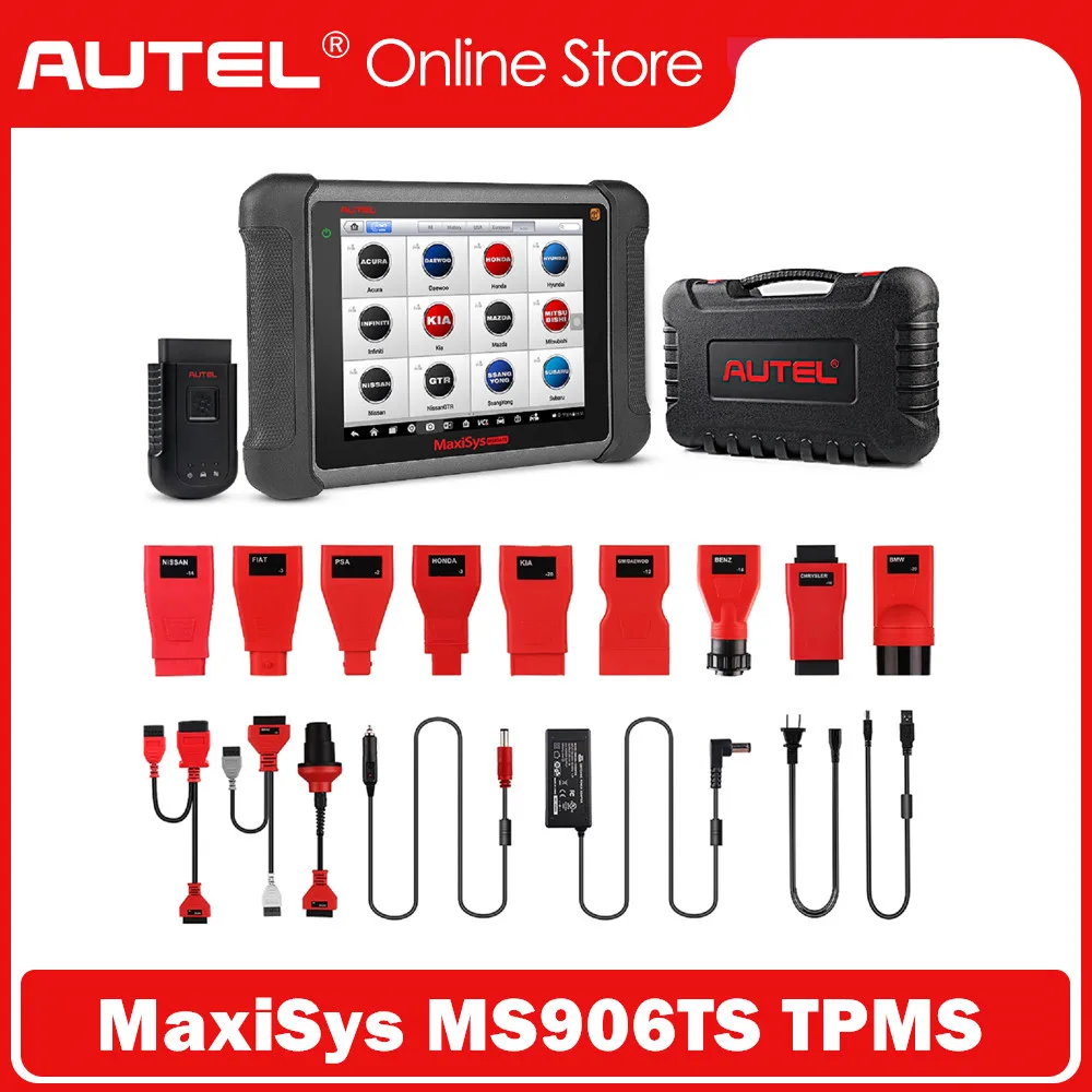 

Autel MaxiSys MS906TS TPMS Relearn Tool with Complete TPMS and Sensor Programming Newly Adds VAG Guided Function