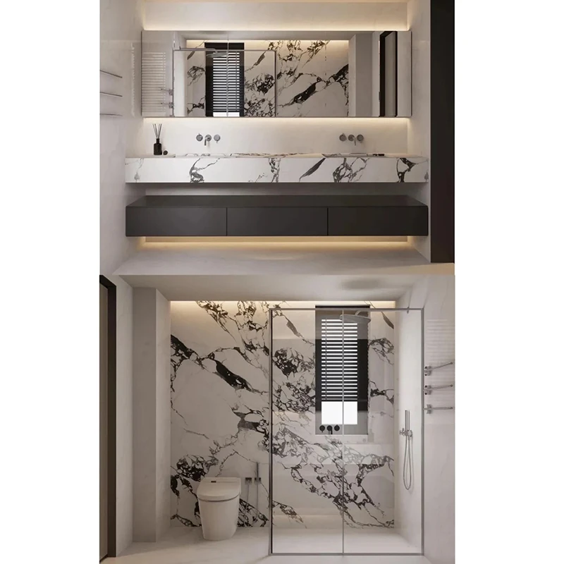 Set completo personalizzato di mobili per la decorazione della casa interna di design della villa privata nel bagno della camera da letto del soggiorno