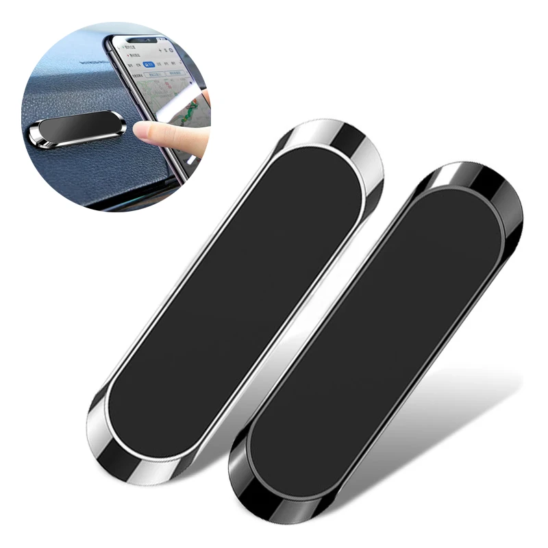 Strip Magnetic Holder Stand Magnet Cellphone Bracket Car Magnetic car phone Holder for iPhone 14 Pro Max Samsung xiaomi huawei