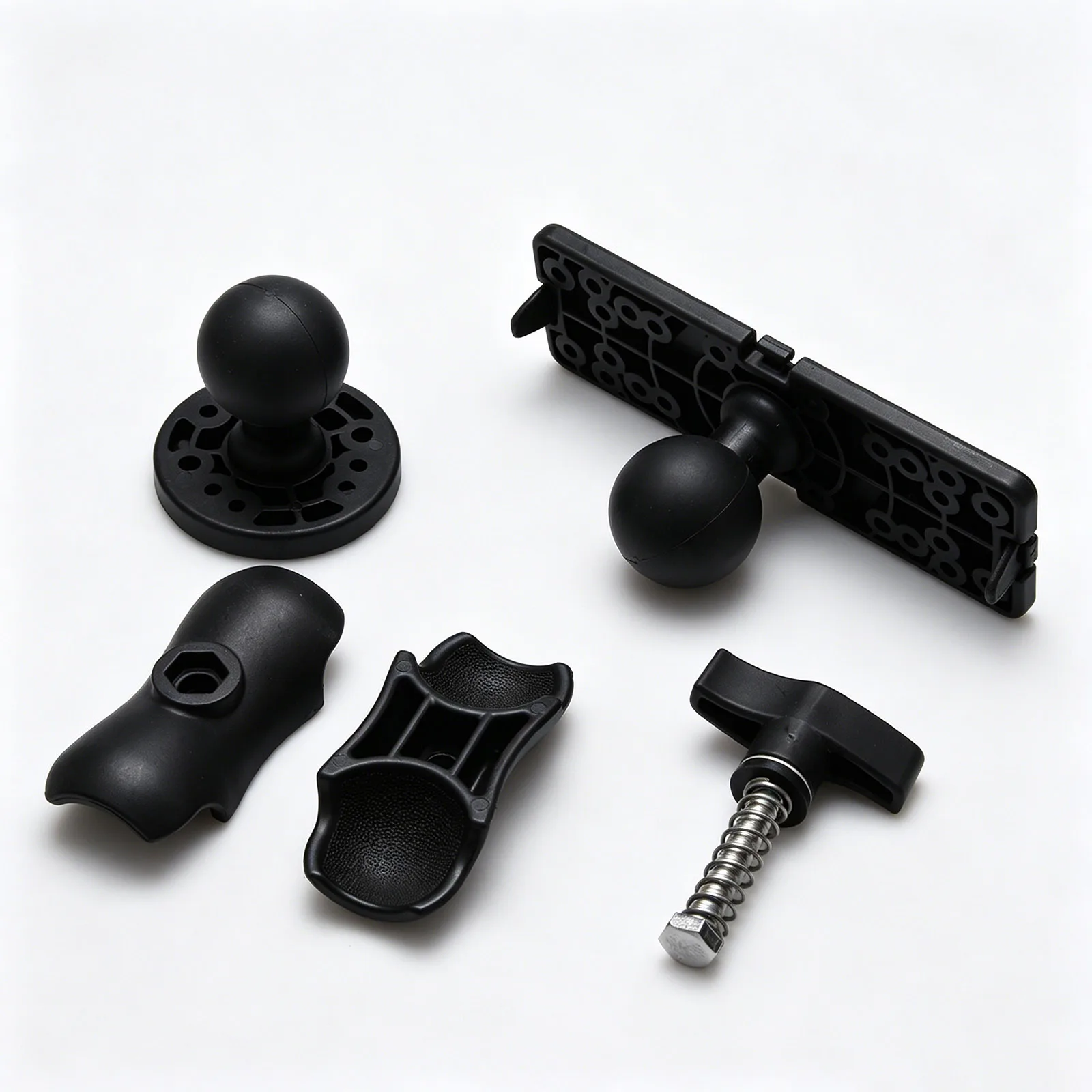 360° Adjustable Fish Finder Mount Dual Ball Head Quick-Release Bracket For Garmin For Lowrance For Humminbird Boat Accessories