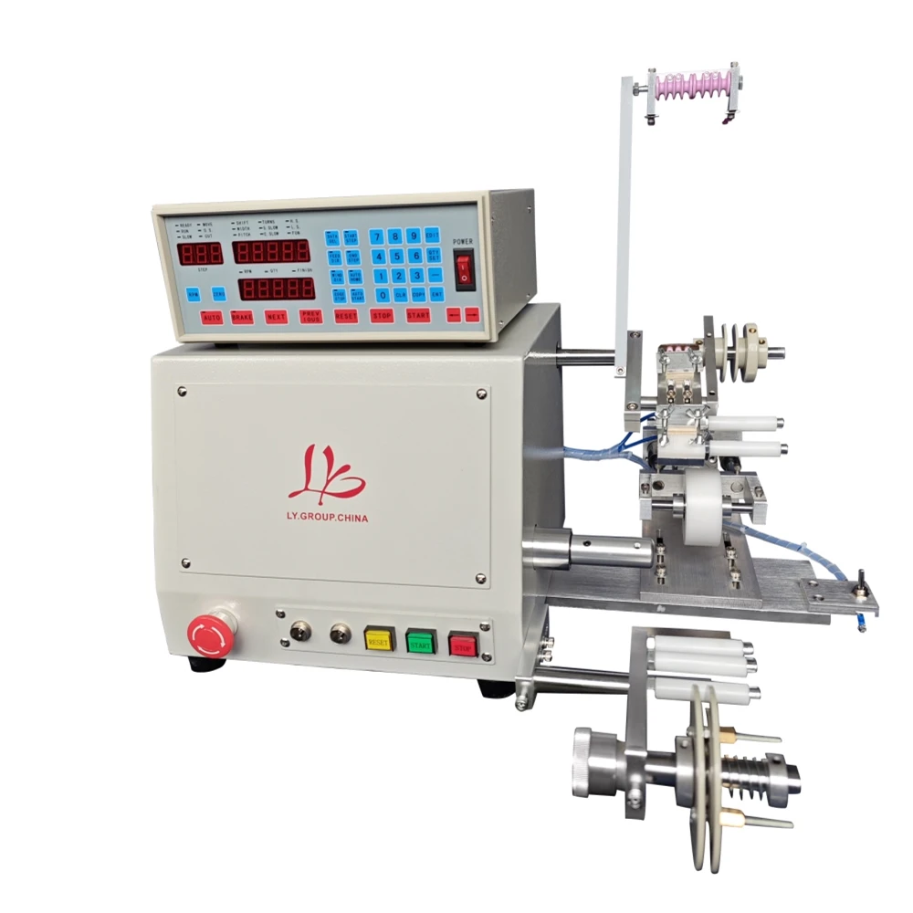 

2023 New Energy Transformer Single Spindle Automatic Coil Winding Machine 813 Integrated Copper Foil Wire Size 0.1-2.5mm Winder