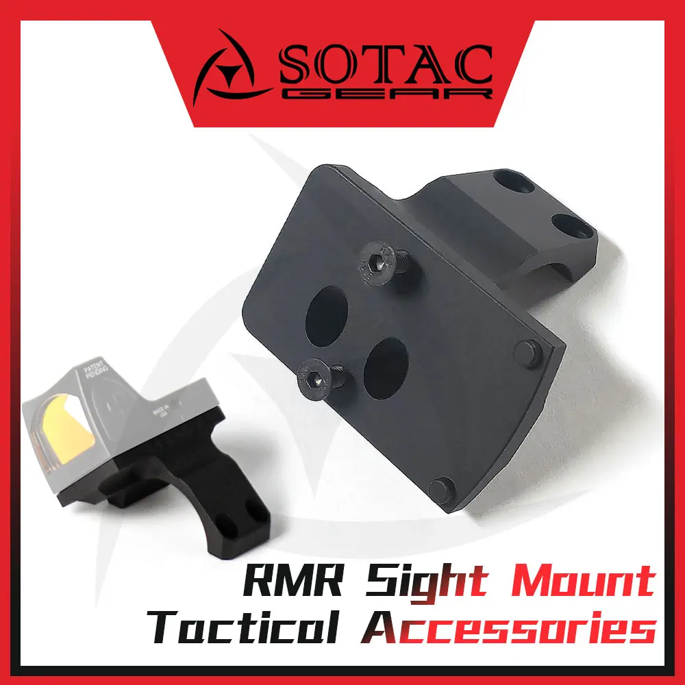 Metal Hunting RMR Sight Mount Plate 45 degree RMR Red Dot Sights Scope Offset Mounting Base SOTAC GEAR