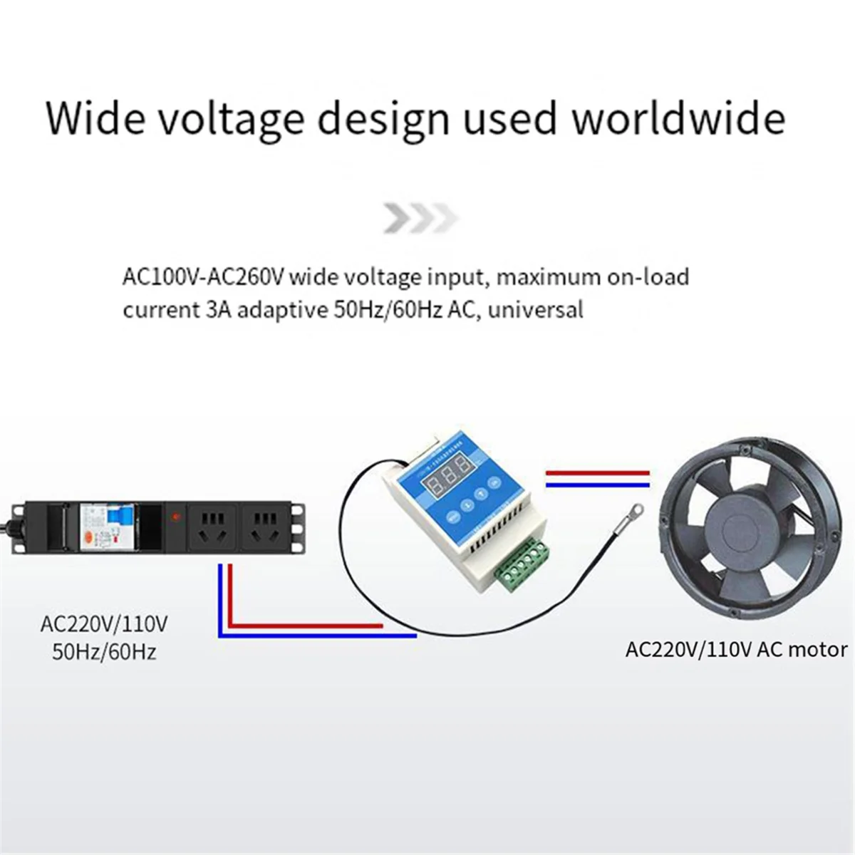AA98 Sterowanie Prędkością Wentylatora Szafy Automatyczne Sterowanie Temperaturą AC 220V/110V Silnik Wentylatora Pompa Wodna Regulacja Temperatury, Ciśnienia