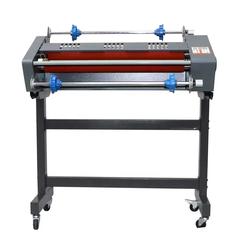 LF650S New Automatic Electric 635mm 70kg Laminating Machine Small Size Hot Cold Laminator Eco-Friendly Low Noise Film Wood Case