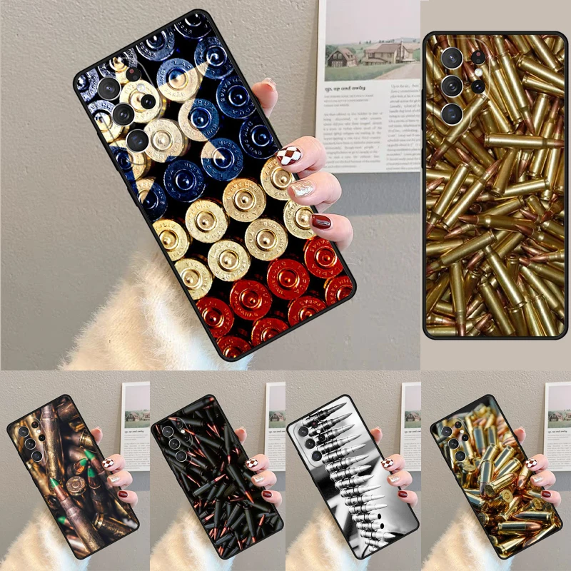 Bullets Rifle Handyhülle für Samsung Galaxy Note 10 Pro S26 Ultra S23 S24 FE S25 S21 S22 PLUS stoßfeste Hülle