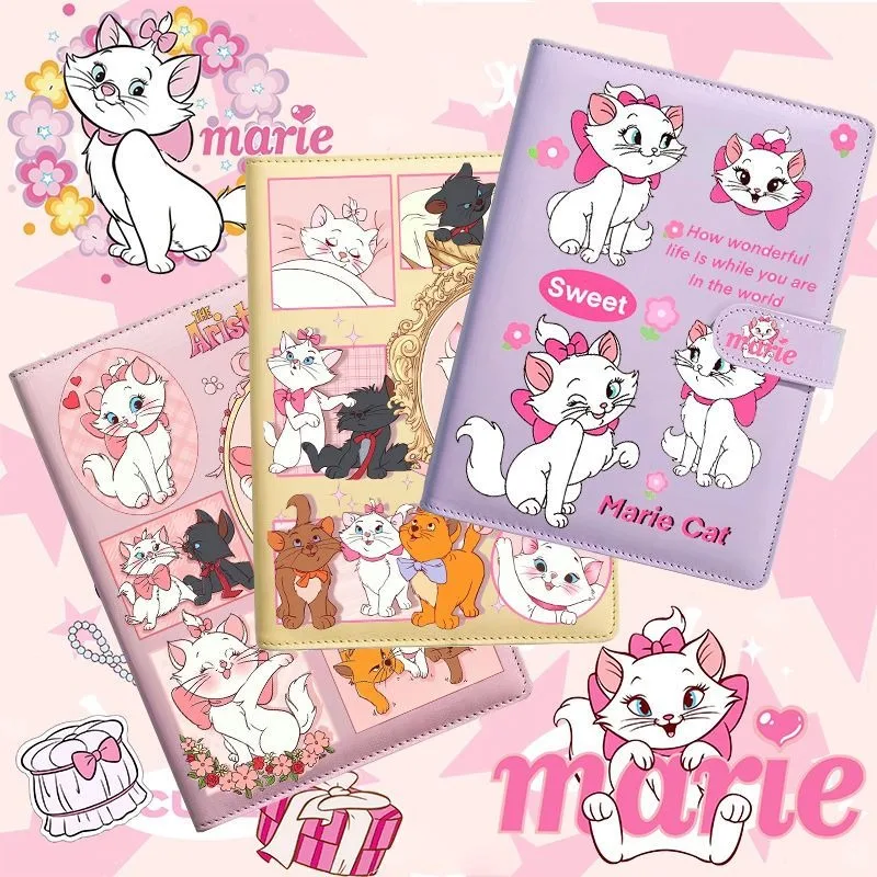 新しいディズニーマリー猫かわいいガーリーハート高価値ノートブッククリエイティブ漫画かわいい学生メモ帳ハンドブック賞品卸売