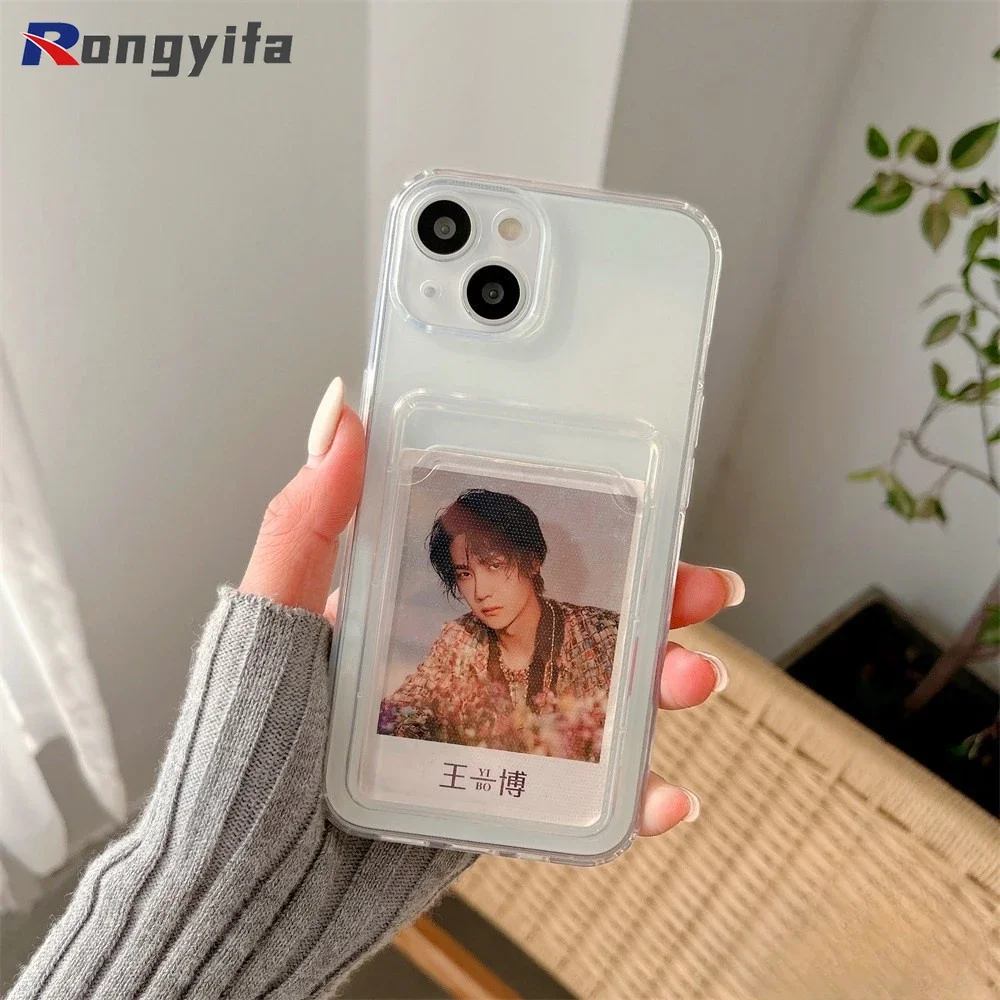 For Xiaomi Redmi A3 13C 12C 11A A1 A2 K70 Pro Note 13 12 Pro Plus 5G 12s Phone Case Transparent Card insert Photo Silicone Cover