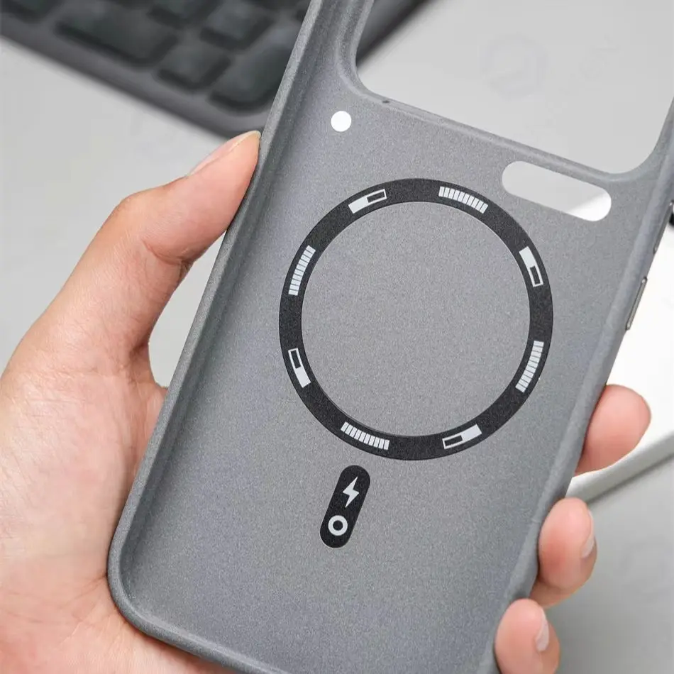 Nowe Matowe Etui Hybrydowe z Efektem Piasku dla Xiaomi Mi17 17 Pro Max Ultra, Odporne na Wstrząsy, Magnetyczne, Odporne na Odciski Palców, Kompatybilne z Magsafe — zdjęcie produktu 5