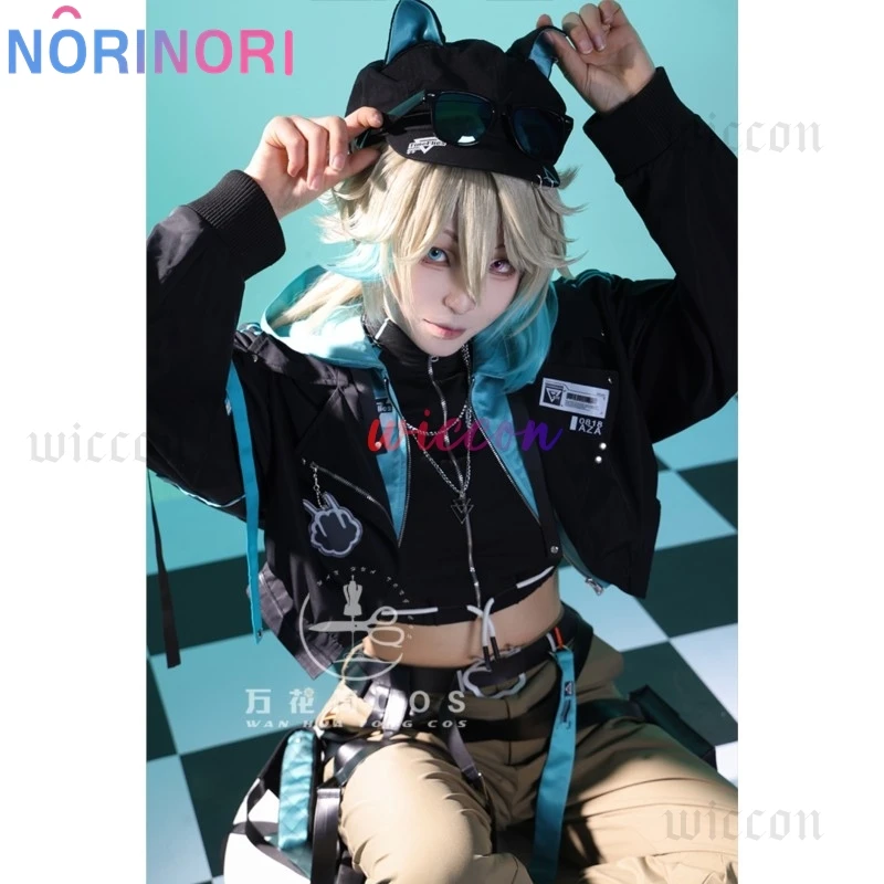 VTuber VirtuaReal AZA Cosplay Costume Men Cosplay Dancing Dress Anime Clothing Halloween Uniforms