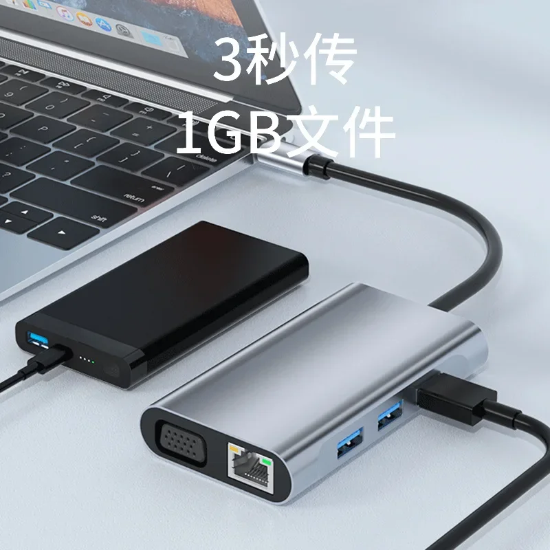 usb c hub Type C To HDMI-Compatible 4K Adapter 5GB HUB USB 3.0 100W PD Fast Charge For MacBook Pro Air usb c docking station