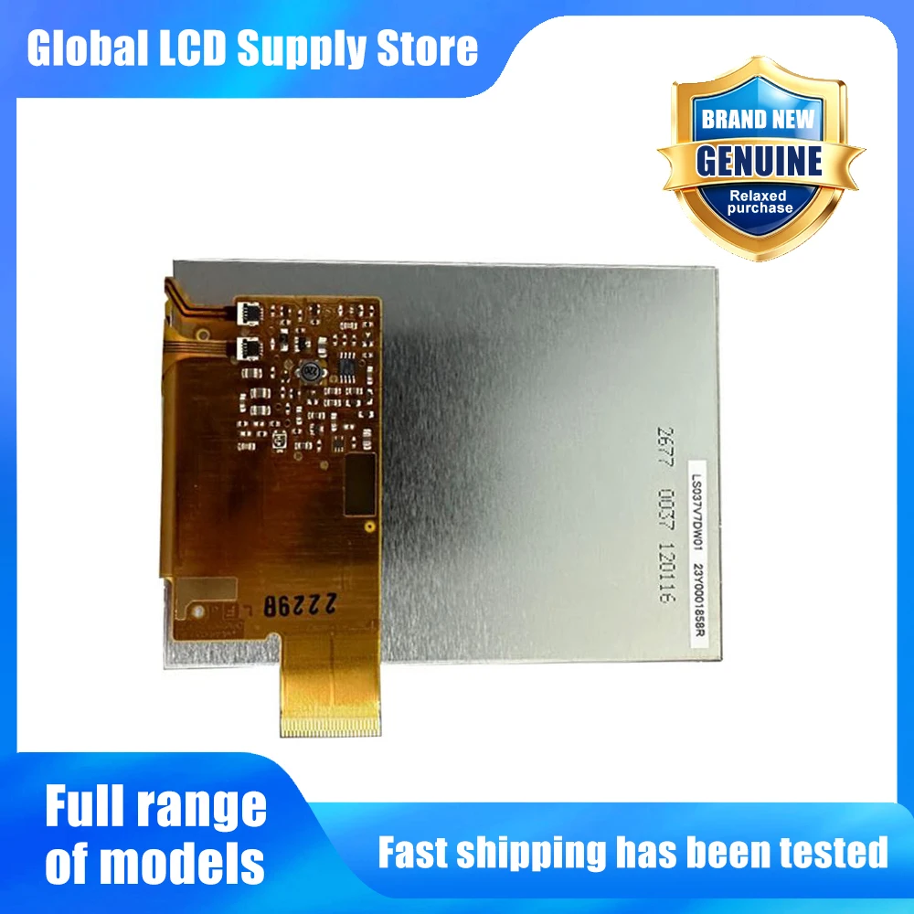 ls037v7dw01-37-pouces-480-640-panneau-d'ecran-d'affichage-lcd-avec-ecran-tactile-51-broches-fpc-100-teste-tout-neuf