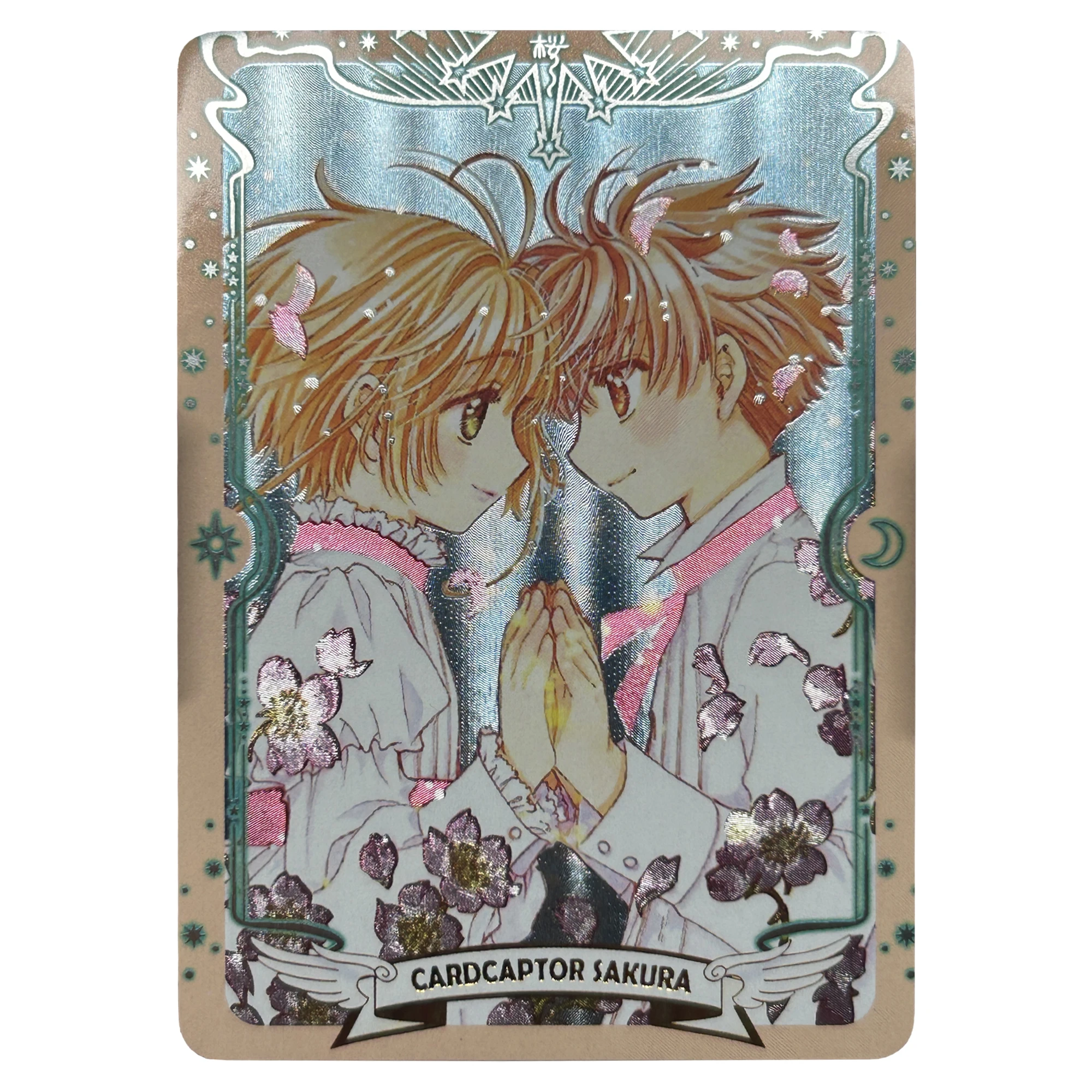 Diy Self Made Card Captor Kinomoto Sakura Li Syaoran Texture Flash Cards Single Card Game Anime Collection Cards Gift Toys