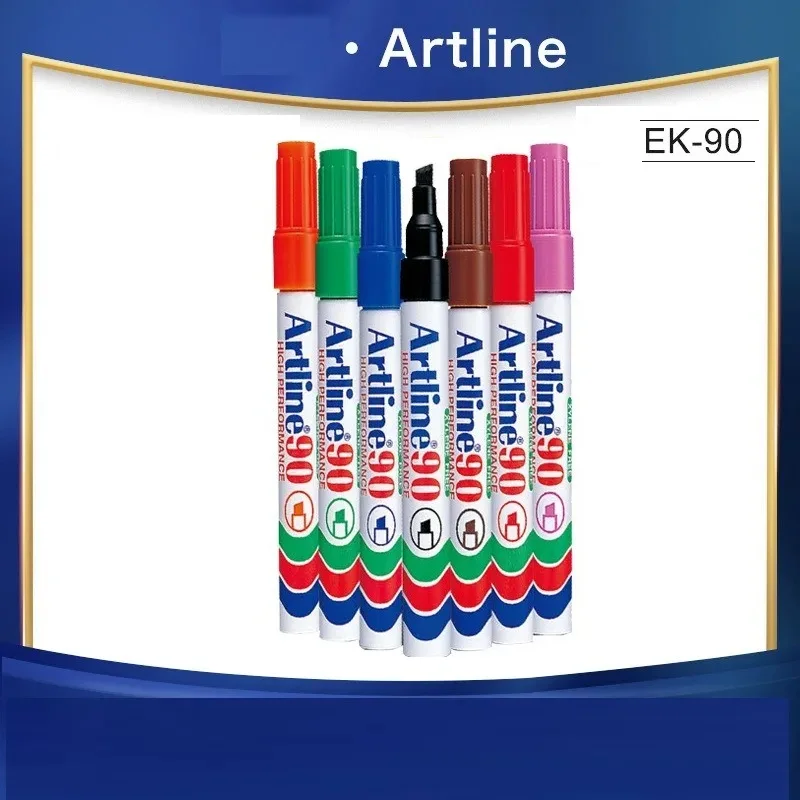 Artline EK-90 quadratischer kopf ölig schnell trocknender marker stift box kopf marker stift 2-5mm großer kopf stift schnell trocknend wasserdicht