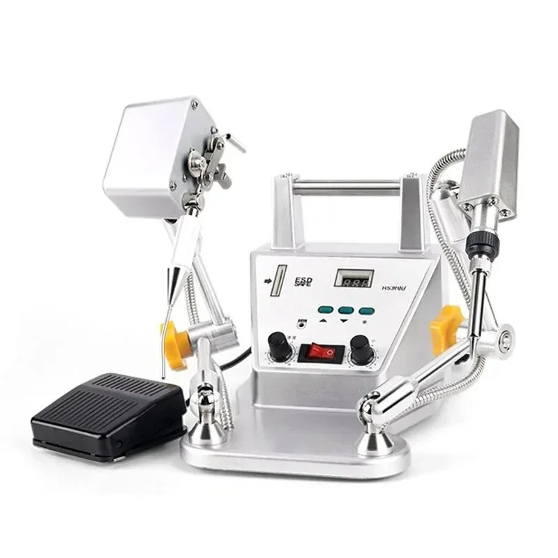 

tin welding table Pedal type high power constant temperature adjustable tin machine HS376D/HS376