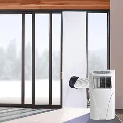 2M/3Meter Universal Window Seal Portable Air Conditioner And Tumble Dryer AC Window Sealing Cloth Kit With Adjustable Coupler