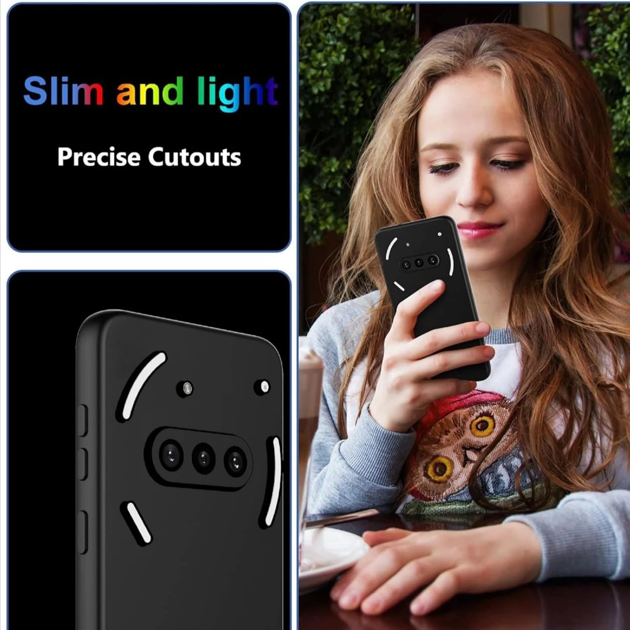 Elastyczne etui z płynnego silikonu na telefon Nothing 3A Pro 2A Plus Pokrowiec ochronny Bumper Fundas Coque Shell Capa