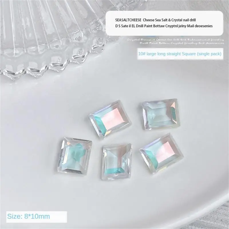 Décoration des ongles scintillante sur le thème de l'océan unique, fournitures d'art des ongles, beauté, tendance influencée, décoration en biscuits